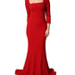 Dolce & Gabbana Red Viscose Sheath Bodycon Mermaid Dress