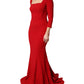 Dolce & Gabbana Red Viscose Sheath Bodycon Mermaid Dress