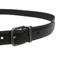 Dolce & Gabbana Men Black Classic Leather Metal Buckle Belt
