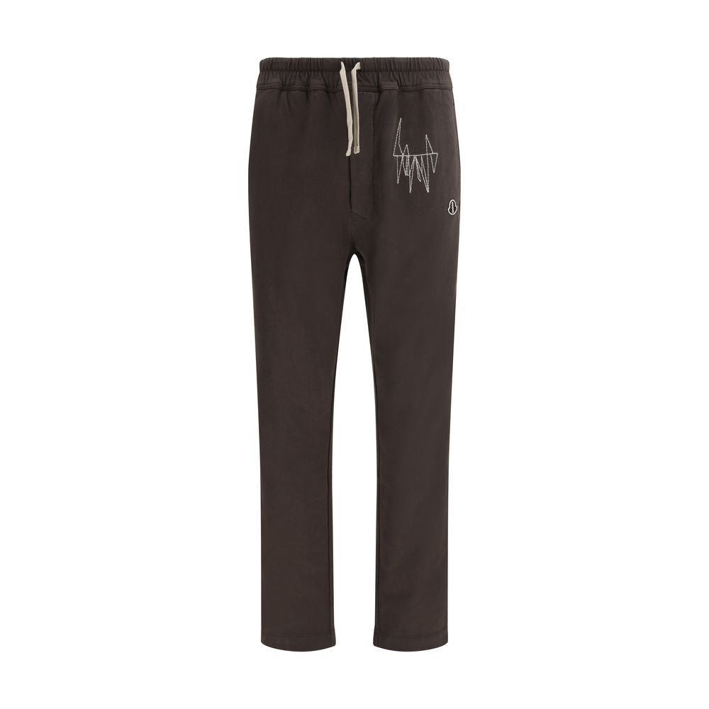 Moncler x Rick Owens Brown Cotton Athletic Pants