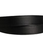 Dolce & Gabbana Men Black Classic Leather Metal Buckle Belt
