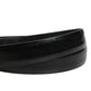 Dolce & Gabbana Men Black Classic Leather Metal Buckle Belt