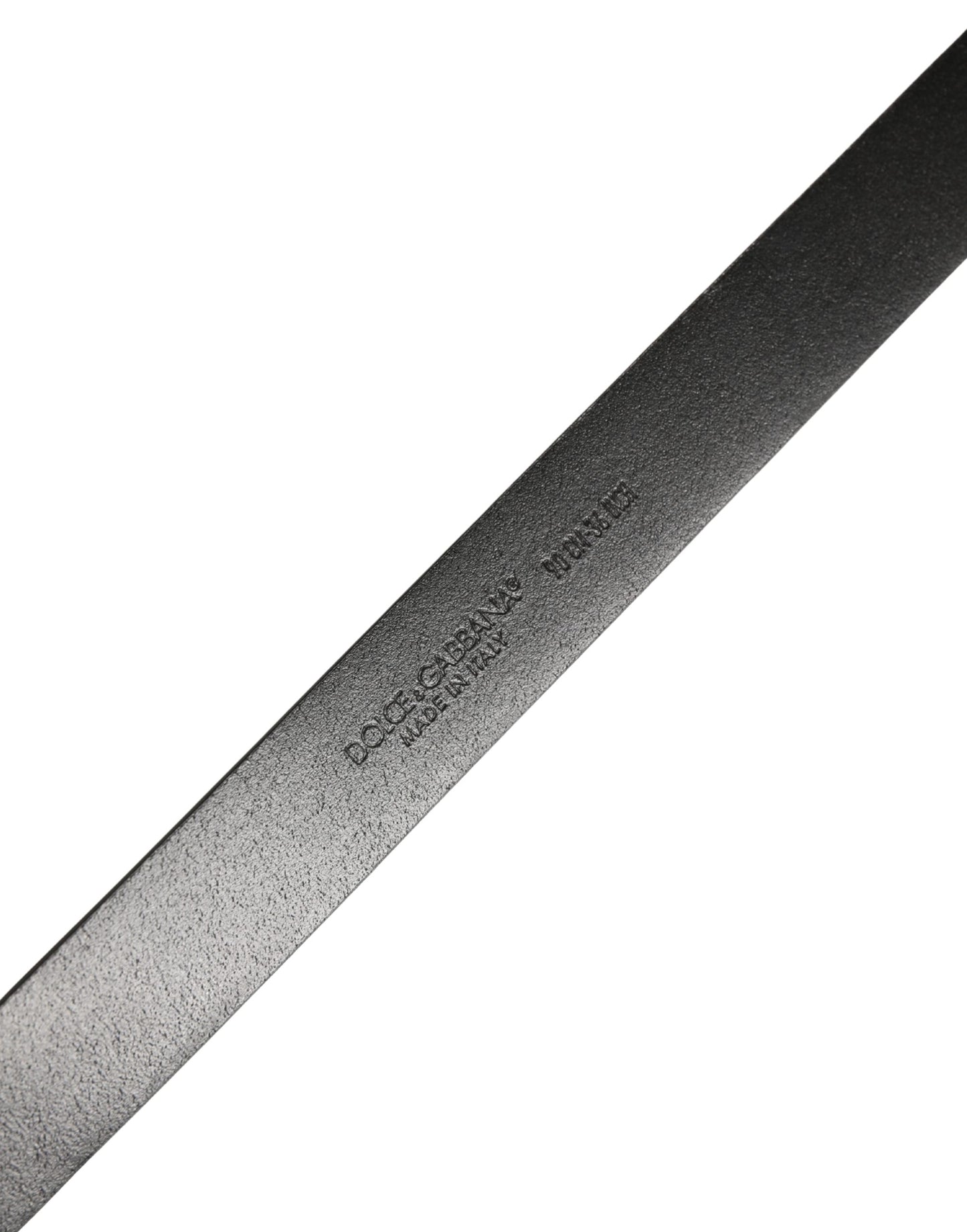 Dolce & Gabbana Men Brown Classic Leather Metal Buckle Belt