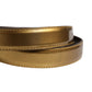Dolce & Gabbana Men Gold Classic Leather Metal Buckle Belt