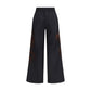 P.A.R.O.S.H. Black Cotton Casual Pants