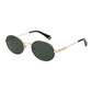 Polaroid Gold Metal Sunglasses