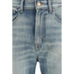 7FOR Blue Cotton Relaxed Fit Jeans