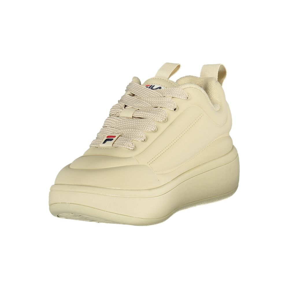Fila Beige Polyester Women Sneaker