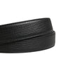 Dolce & Gabbana Men Black Classic Leather Metal Buckle Belt