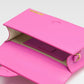 Jacquemus Neon Pink Leather Le Grand Bambino Handbag