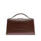Jacquemus Midnight brown Leather Le Grand Bambino Handbag