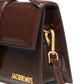Jacquemus Midnight brown Leather Le Grand Bambino Handbag