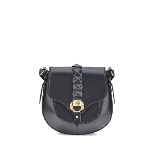 Isabel Marant Black Calf Leather Bos Taurus Shoulder Bag