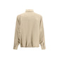 Brunello Cucinelli Beige Viscose Blouse