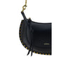 Isabel Marant Black Calf Leather Bos Taurus Shoulder Bag