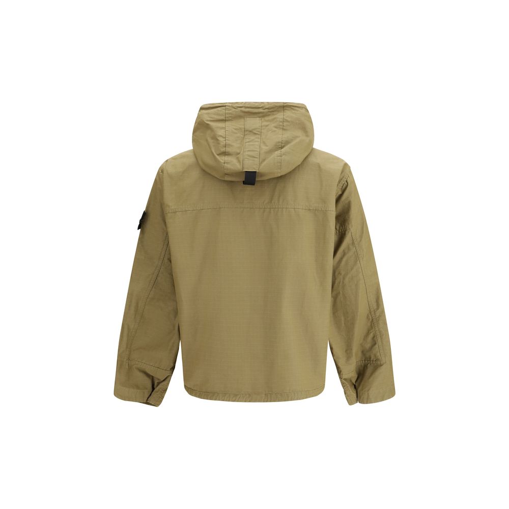 Stone Island Bicolor Cotton Shell Jacket