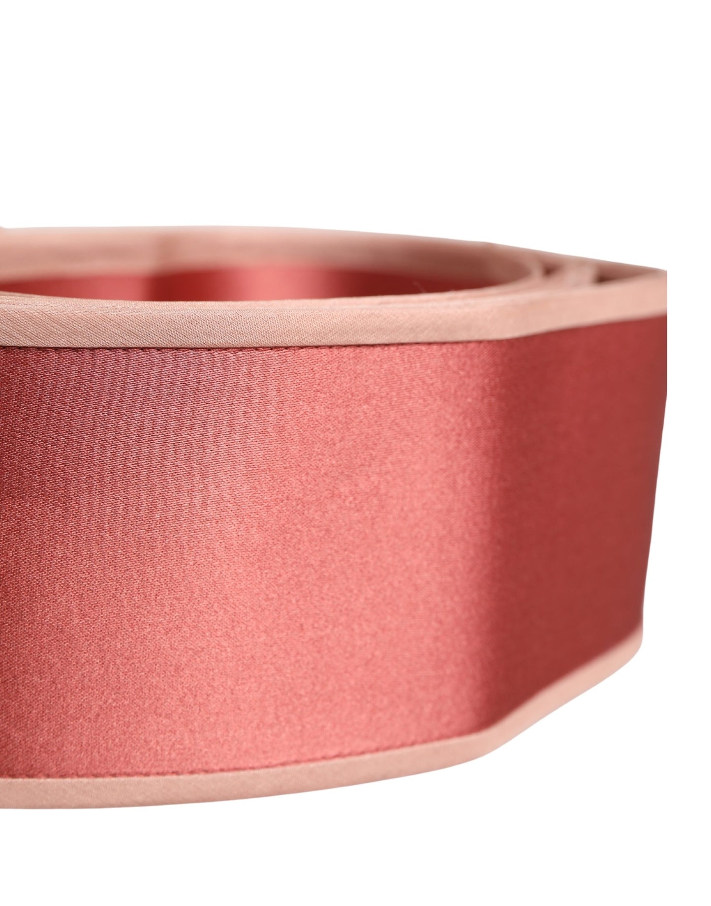 Dolce & Gabbana Pink Silk Satin Waist Women Cintura Belt