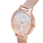 Olivia Burton Multicolor Stainless Steel Dress Watch