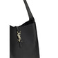Saint Laurent Black Calf Leather Bos Taurus Shoulder Bag