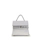 Moschino White Calf Leather Bos Taurus Handbag