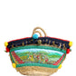 Dolce & Gabbana Multicolor Woven Straw Basket Embellished Sicily Bag