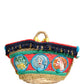 Dolce & Gabbana Multicolor Woven Straw Basket Embellished Sicily Bag