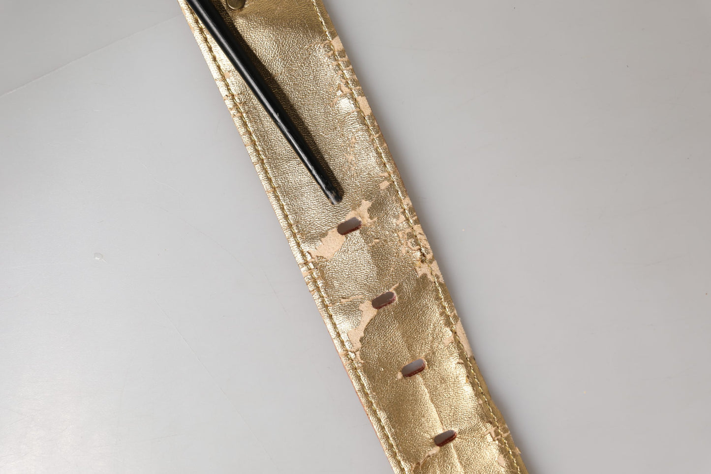 Dolce & Gabbana Pink Satin Leather Oval Metal Buckle Belt