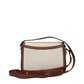 Jimmy Choo Beige Fabric Crossbody Bag