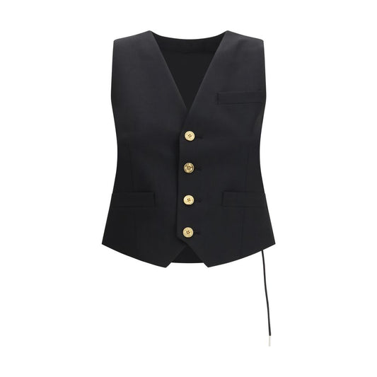 Sacai Black Polyester Waistcoat