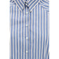 Brunello Cucinelli Blue Cotton Pattern Shirt