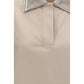 Brunello Cucinelli Beige Cotton Polo Shirt