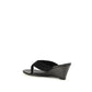 Coperni Black Polyamide Wedge Sandals