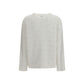 Brunello Cucinelli White Silk Sweatshirt