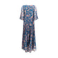 Etro Blue Polyester Casual Dress