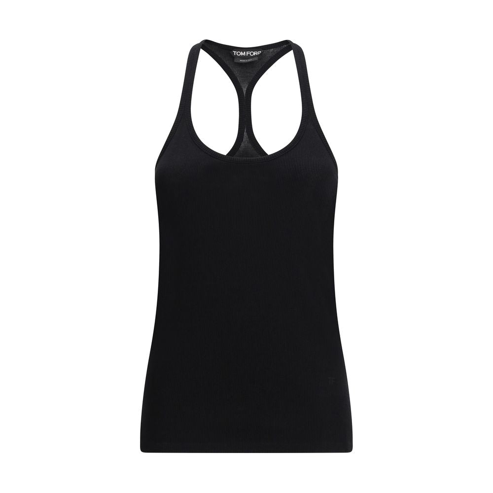 Tom Ford Black Silk Tank Tops