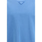 Prada Blue Cotton T-Shirt