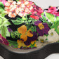 Cavalli Class Multicolor Floral Wide Waist Gold Metal Buckle Cintura Belt