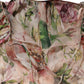 Dolce & Gabbana Multicolor Floral Silk Layered Maxi Dress