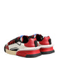 Dolce & Gabbana Multicolor Portofino Space Men Sneakers Shoes