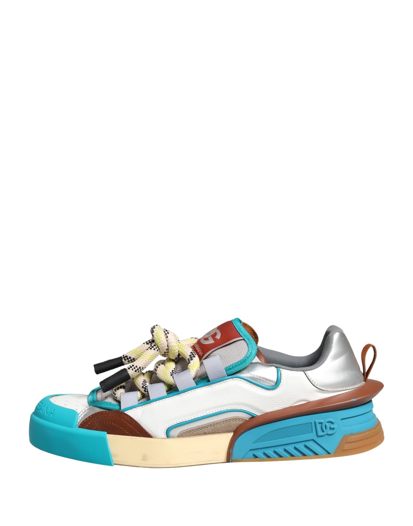 Dolce & Gabbana Multicolor Portofino Space Men Sneakers Shoes