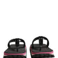 Dolce & Gabbana Multicolor Rubber Chunky Flip Flop Shoes