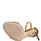 Dolce & Gabbana Gold Leather Keira High Heels Sandals Shoes