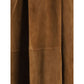 The Row Brown Lamb Leather Coat