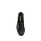 Prada Black Calf Leather Bos Taurus Slip-On Loafers
