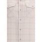 God's True Cashmere White Cashmere Pattern Shirt