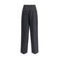The Latest Black Polyester Casual Pants