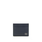 Valentino Garavani Blue Calf Leather Bos Taurus Wallet
