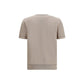 Brioni Beige Cotton T-Shirt