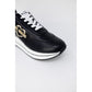 Love Moschino Black Leather Low Top Sneakers
