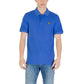 Lyle & Scott Blue Cotton Polo Shirt